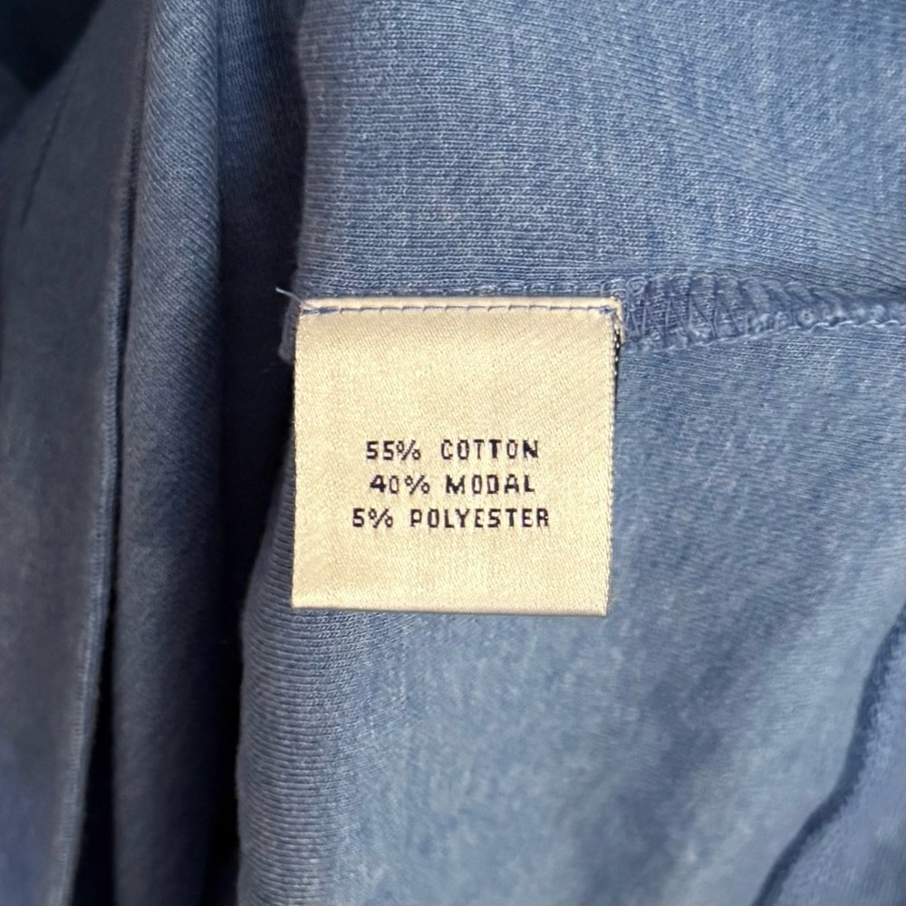 Peter Millar Crown Comfort 1/4 Zip Blue Pullover - Picture 4 of 5